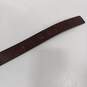 Men's Kenneth Cole Dark Brown Leather Belt 36/90 image number 4