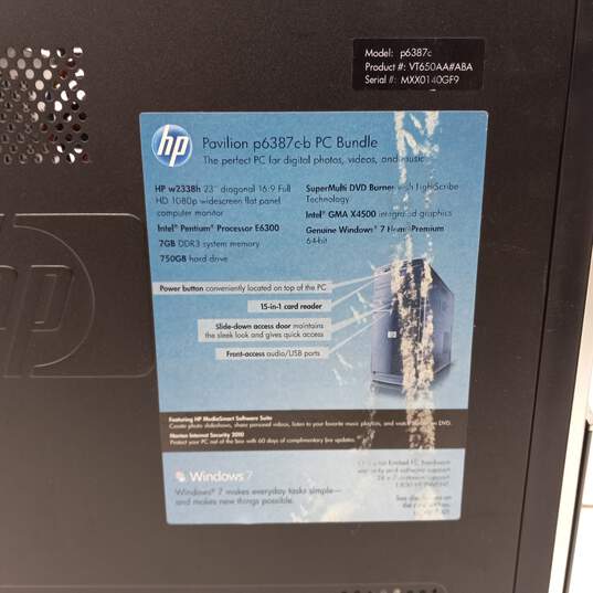 HP Pavilion p6000 Desktop PC image number 4