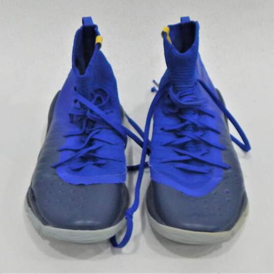 Under Armour Curry 4 Team Royal Men's Shoes Size 10 image number 3