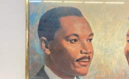 Framed 16"x 20" Print of Martin Luther King Jr. & Nelson Mandela Poster Framed alternative image