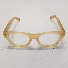 Givenchy Paris Translucent Yellow Round Eyeglasses alternative image