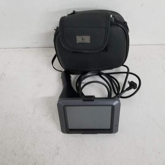 UNTESTED Garmin Nuvi 205w Automotive GPS Navigation System with Changer & Case image number 1