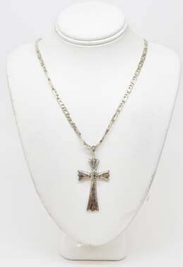 925 Religious Artisan Jewelry Lot 22.2g alternative image