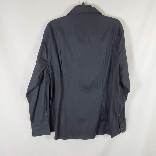 Bar III Men Black Long Sleeve Dress Shirt XL NWT image number 2