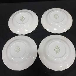 Bundle of 4 Swiss Andscape Scallop Rim Soup Bowl Made In Italy