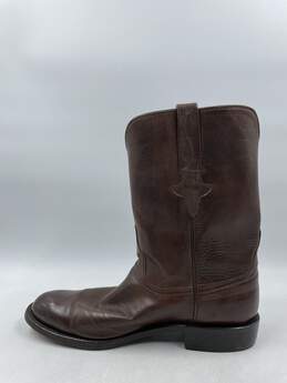 Authentic Lucchese Chestnut Western Boots M 9 alternative image