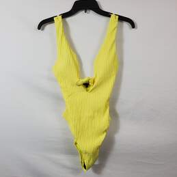 Dolce Vita Women Neon Yellow Swim Suit S NWT