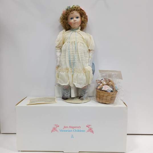 Danbury Mint Jan Hagara's Victorian Children Doll In Box image number 2
