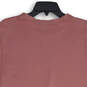 Womens Pink Crew Neck Short Sleeve Pullover T-Shirt Size XL image number 4