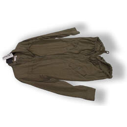 Womens Green Long Sleeve Collared Full Zip Jacket Size XXS alternative image