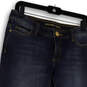 Womens Blue Denim Medium Wash Pockets Straight Leg Cropped Jeans Size 6 image number 4