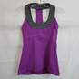 Lululemon purple and gray active tank top women's small image number 1