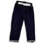 Womens Blue Medium Wash Pockets Regular Fit Denim Straight Jeans Size 29 image number 1