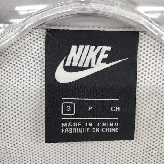 Nike Gray Pink & Black Color Block Full Zip Windbreaker Jacket MN Size S image number 3