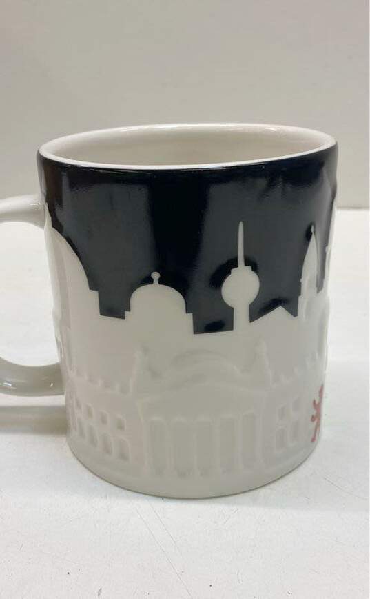 Starbucks City Mug Cup Relief Series Berlin Germany black and white 16oz image number 5