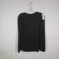 Mens Knitted Regular Fit Crew Neck Long Sleeve Pullover T-Shirt Size X-Large image number 2