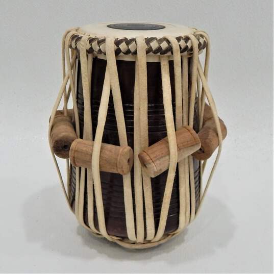 Unbranded Indian Tabla Drum Set (Bayan/Baya and Dayan/Daya) w/ Accessories image number 3