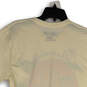 Mens Ivory Graphic Print Short Sleeve Crew Neck Pullover T-Shirt Size M image number 4
