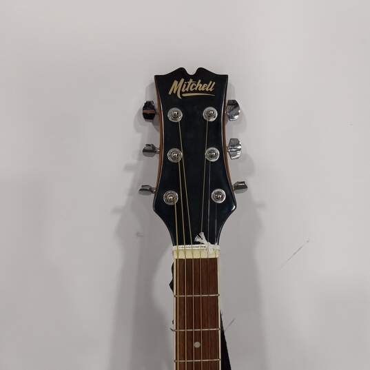 Mitchell Acoustic Guitar In Case w/ Picks & Stand image number 5