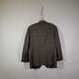 Mens Wool Long Sleeve Notch Lapel Single Breasted Blazer Size 43R image number 2