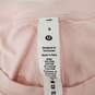 Lululemon Athletica WM's Light Pink Tie Crop Blouse Size 6 image number 3
