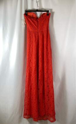NWT Anamaria Womens Orange Sleeveless Off-The-Shoulder Maxi Dress Size M alternative image