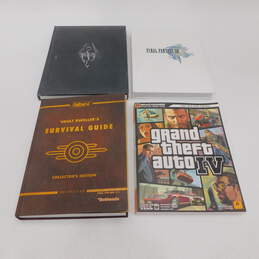 3 Video Game Strategy Guides and 1 Art Book Final Fantasy 13 GTA 4