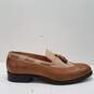 Paul Fredrick Italy Canvas Leather Wingtip Tassel Loafers Men's Size 10 M image number 1