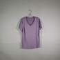 Womens Regular Fit V-Neck Short Sleeve Pullover T-Shirt Size XL image number 1