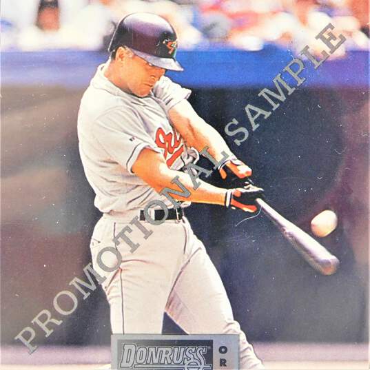 1996 HOF Cal Ripken Jr Donruss Promotional Sample Baltimore Orioles image number 2