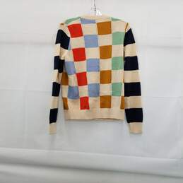 Tory Sport Patchwork Check Sweater Size Medium alternative image