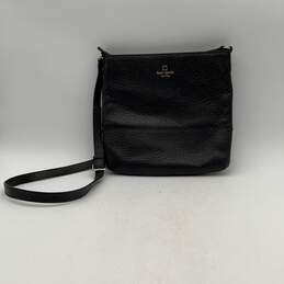 Kate Spade Womens Southport Avenue Cora Black Leather Adjustable Crossbody Bag