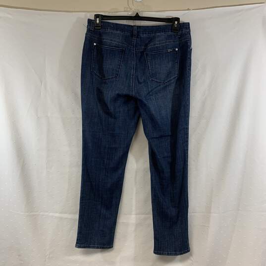 Women's Medium Wash Chico's Girlfriend Ankle Jeans, Sz. 1R image number 2