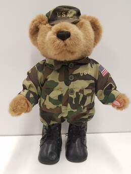 Dan Dee Collectors Choice Military Musical Teddy Bear
