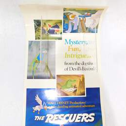 1977 Disney's The Rescuers Movie Insert Poster 36 x 14 77/63 tear at top alternative image