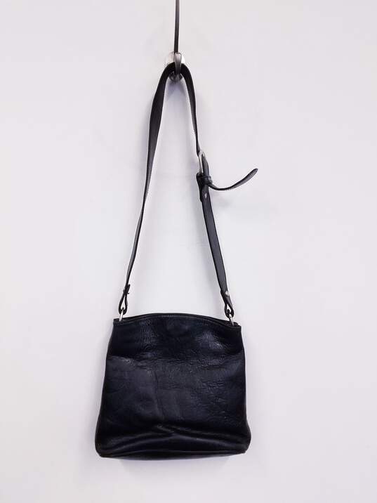 I Ponti Firenze Russet Leather Shoulder Bag Black image number 2