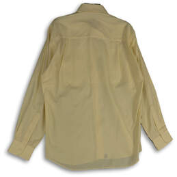 NWT Mens Yellow Long Sleeve Collared Front Pocket Dress Shirt Sz 34 /15.5 alternative image