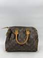Authentic Louis Vuitton Brown Monogram Handbag image number 2
