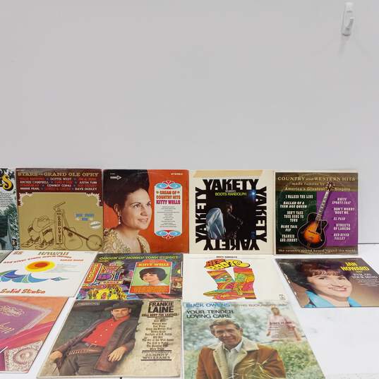 Classic Country Vinyl Records Assorted 17pc Lot image number 2