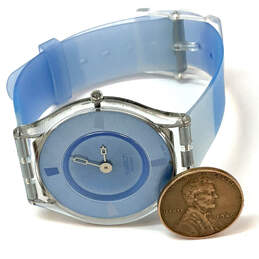 Designer Swatch Bludablu SFK170 Blue Adjustable Strap Analog Wristwatch