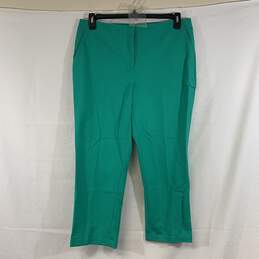 Women's Green Chico's So Slimming Pants, Sz. 1.5