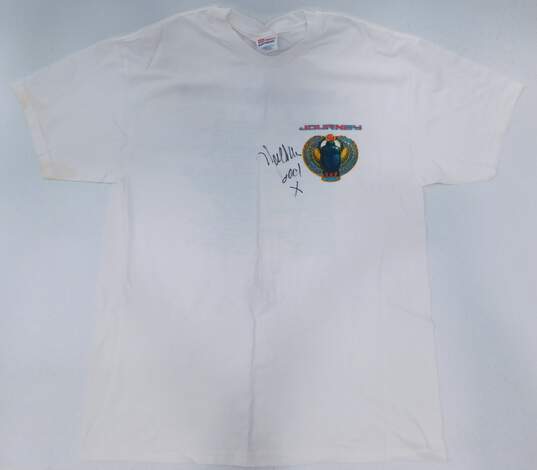 2001 Journey Guitarist Neal Schon Autographed Concert Shirt image number 1