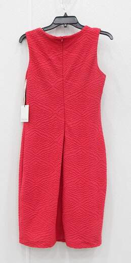 Calvin Klein Hot Pink Textured Sleeveless Dress Size 6 NWT alternative image