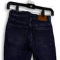 Womens Blue Medium Wash Regular Fit Pockets Denim Straight Jeans Size 23P image number 4
