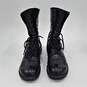 Vintage Corcoran Black Leather Military Combat Cap Toe Jump Boots Mens Size 10 D image number 3