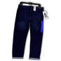 NWT Womens Blue Denim Medium Wash Stretch Slim Boyfriend Jeans Size 10 image number 2