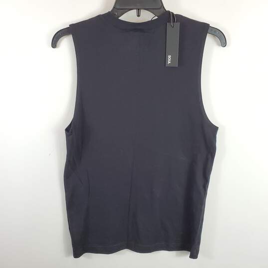 Soulcycle Men Black Logo Tank Top S NWT image number 2