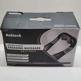 Nekteck Shiatsu Kneading Massager w/Heat Function IOB For Parts/Repair