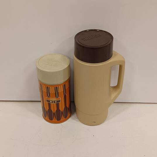 2 Vintage Thermos Brand Containers image number 1