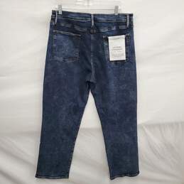 NWT Frame WM's Le High Straight Dark Blue Denim Jeans Size 34 x 26 alternative image